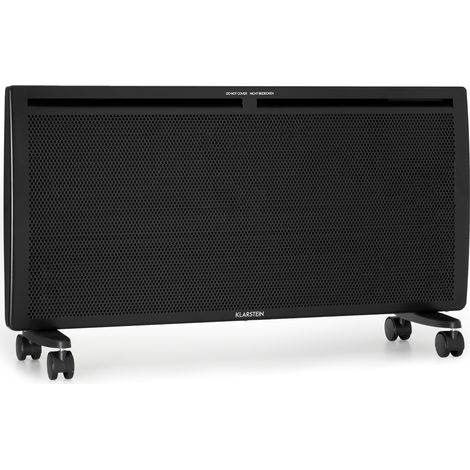 Klarstein – Radiateur électrique infrarouge 2000W – Chauffage d'appoint pour pièces jusqu'à 40m² – Détection fenêtres ouvertes – Minuterie programmable