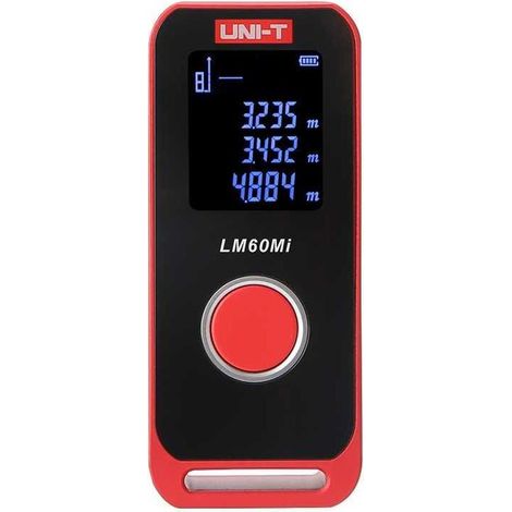 Herramienta de medición electrónica uni-t lm60mi alcance 60 m precisión 2 mm