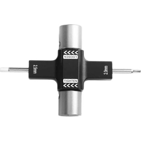 Clé de réparation pour quadricoptère M5, tournevis 2,0/2,5 mm, outil de réglage du moteur d'hélice pour la réparation de drones de course RC FPV. (1/5)