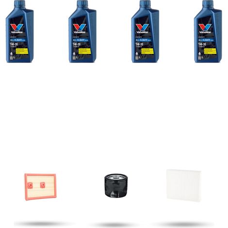 Kit tagliando 3 FILTRI e 4L OLIO compatibile con Vw Tiguan II (AD1) 1.4 TSI 92kw Dal 2016 (1/5)