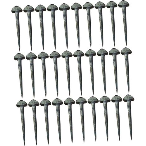 Clous de Fer à Cheval Stables 50pcs en Fer, Haute Résistance, Légers, Réduisent la Fatigue des Chevaux, pour Équipement D'équitation et Onglerie (1/5)