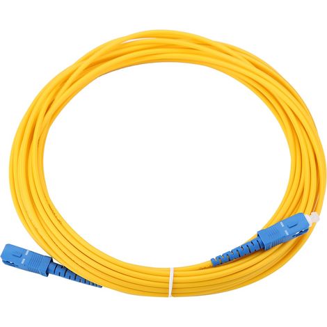 Câble de raccordement duplex fibre optique 10m, mode monomode, connecteur SC/SC (1/5)