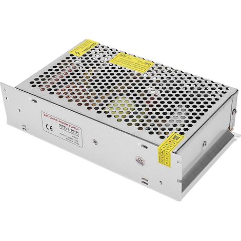 Schaltnetzteil-Treiberadapter aus Aluminiumlegierung, DC24V LED-Bildschirmstreifenleuchte für 3D-Drucker (S-240-24（2