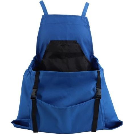 1 - Tablier de jardinage - Sac de récolte - Imperméable et réglable pour désherbage et cueillette - Hommes et femmes - Bleu Rouge Vert Gris - 26x15x5cm (1/5)