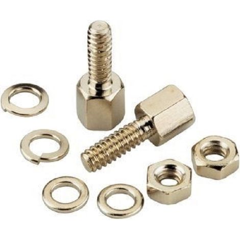 Distanzschraube für D-SUB-Stecker, 10 Stück