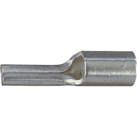 Klauke ST1717 Stiftkabelschuh flache Ausführung 16 mm² Unisoliert Metall 1 St.