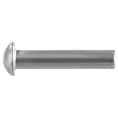 Set di rivetti in acciaio, sferici, (6x30mm), DIN660, (100 pezzi), Teger (1/2)
