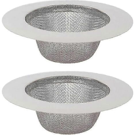 Lot de 2 passoires d'évier de cuisine, passoire d'évier en acier inoxydable, bonde de vidange en acier inoxydable, passoire d'évier de cuisine (1/5)
