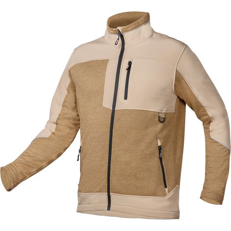 Softshell-Outdoor-Sweatshirt, beige, Größe XXL (1/5)