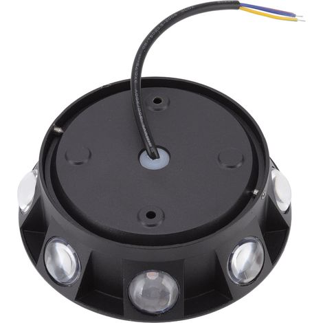 Moderne 8W 8LED-Wandleuchte – Schwarz – Warmweiß – 85-265V – Schlafzimmer / Wohnzimmer / Flur