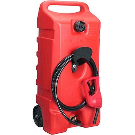 Varan Motors - NEDLP-34 Kraftstofftrolley 53 Liter mit Zapfpistolenpumpe, Kraftstoff Mobile Tankanlage für Benzin Diesel Kerosin (1/5)