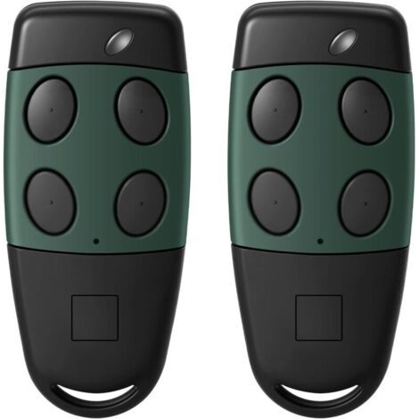 2PCS Telecommande Portail pour CARDIN S449-QZ4 Pré-codée 433 Mhz,4 Canaux Télécommande Ouverture Portail,Remplace le modèle TXQ4494P0