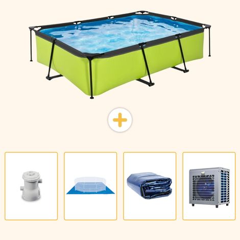 Exit-toys Piscine Exit Rectangulaire - 300x200x65 cm - 5-pièces S278 (1/5)
