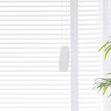 4 poignées de rechange compatibles avec les cordons de stores enrouleurs en PVC blanc. (1/4)