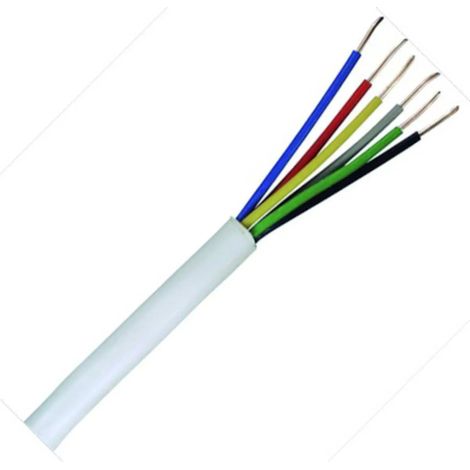 [NEUWERTIG] B-Ware Yr Mantelleitung Installationskabel Kabel Leitung 4x0,8 Weiss Pvc Kupfer 100 M