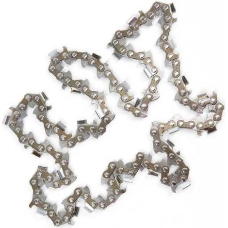 Chaîne de tronçonneuse pour OLEO-MAC OLYMPIC 480 - Pas 3/8, épaisseur 1,5 mm, 60 maillons - Accessoire de coupe compatible pour tronçonneuse thermique (1/5)