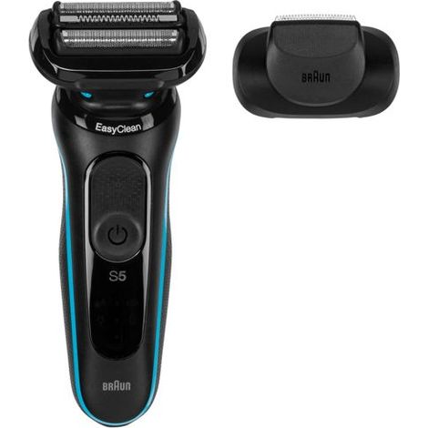 Braun Series 5 50-M1200S Herrenrasierapparat Folienschaber Trimmer Schwarz, Blau (1/3)