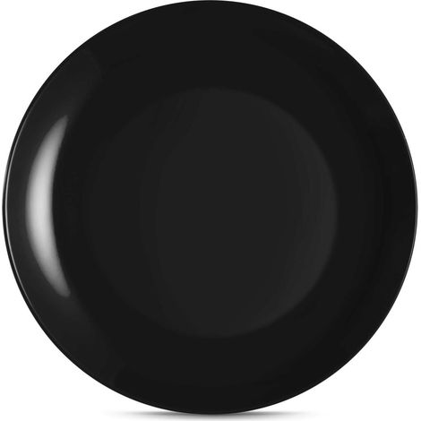 PIATTO PIANO D. 27 CM NERO STROMBOLI KALEIDOS (1/2)