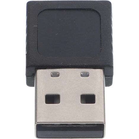 Enregistreur d'empreintes digitales USB Dispositif d'identification par mot de passe d'empreinte digitale en plastique-1.5X2.7CM-Black