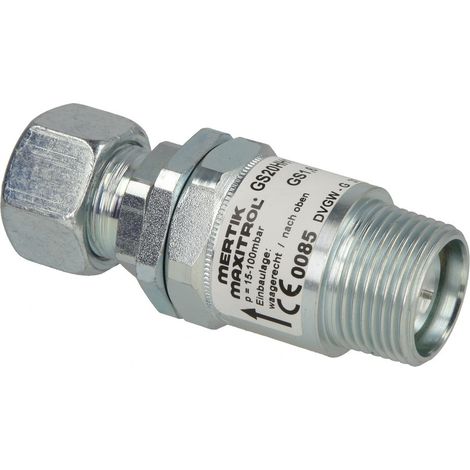 GOK Contrôleur du débit de gaz FM R 3/4’’ x RVS 15, 1,6 m³/h