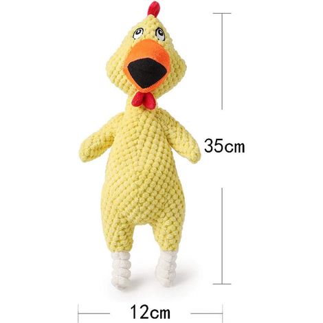 Jouet peluche pour chien en forme d'ananas durable, jouet interactif pour chiens moyens et grands, mastication et divertissement (1/5)