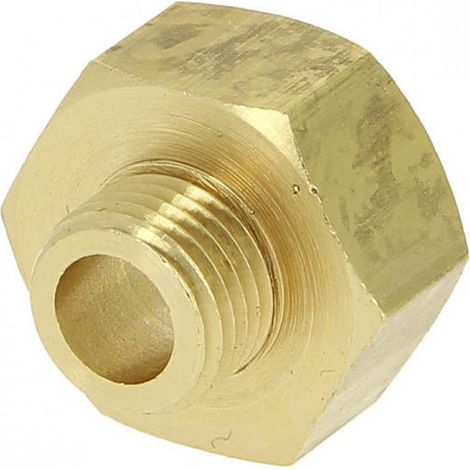 Arcanaute – Raccord laiton femelle/mâle réduit 1/2'-1/4' – Filetage 15-8 – Longueur 7 mm – Normes A.C.S. NF EN 12164/12168 (1/5)
