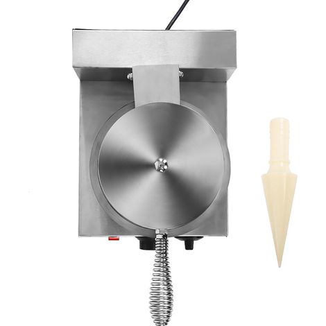 Machine électrique de fabrication de cônes de gaufres d'œufs de crème glacée en acier inoxydable, poêle antiadhésive (1/5)