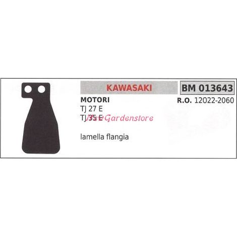 Lamella Flangia termica KAWASAKI decespugliatore TJ 27 E 013643