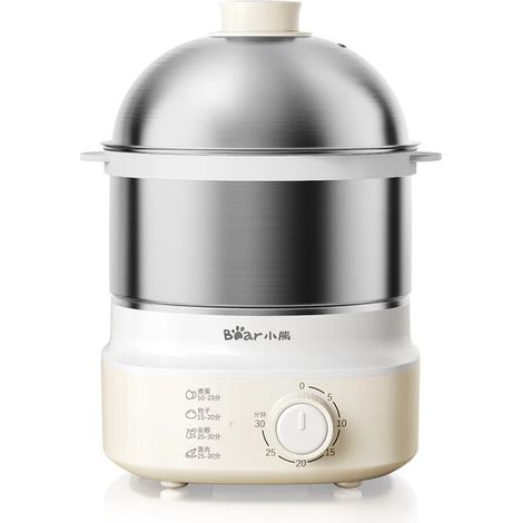 Cuiseur à œufs électrique 360 W, appareil à petit-déjeuner, cuiseur vapeur multifonction avec minuterie (1/5)