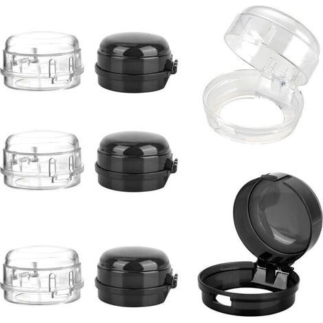 Lot de 8 couvercles de sécurité pour boutons de cuisinière à gaz, protection enfant pour four, cuisinière à gaz, cuisinière à gaz