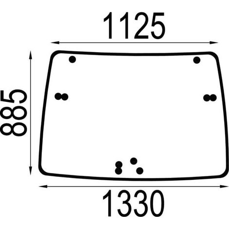 Luna delant. instalable UNIVERSAL 4418946N (1/2)