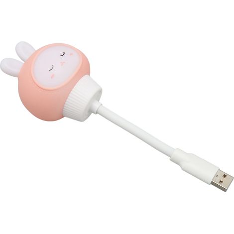 Lampe de Nuit Lapin Portable avec Recharge USB, 3 Modes de Lumière et Commande Vocale, Idéale pour Enfants et Déplacements (1/5)