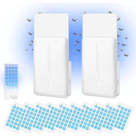 Insektenvernichter – Elektrische Insektenfalle mit blauem Licht und 10 Klebepads (1/5)