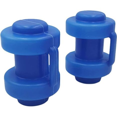 Lot de 10 Capuchons Épaissis pour Poteaux de Trampoline – Protection Durable contre les Chocs et les Intempéries – Fixation par Crochet (1/3)
