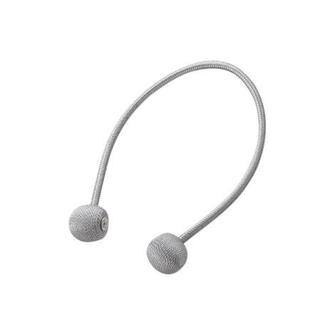 2 Aimants Rideau Boucle Sangles Reliure Rideau Anneau Rideau Anneau Balcon Porte Rideau Chambre Rideau Cravate Corde Rideau Sangle Gris 3 46CM