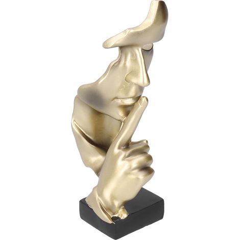 Statue Abstraite en Résine pour Décoration de Bureau et Maison - Sculpture Artistique Moderne BS915 (1/5)