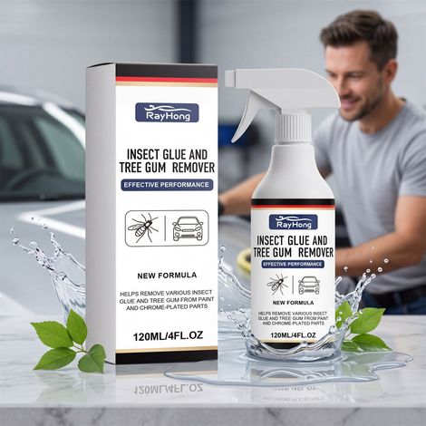 Insekten- und Baumharzreiniger für Autos, entfernt Klebstoffflecken von Karosserie, Windschutzscheibe und Zierteilen, ohne den Lack zu beschädigen – 120 ml -- BIEMMEDUE (1/5)