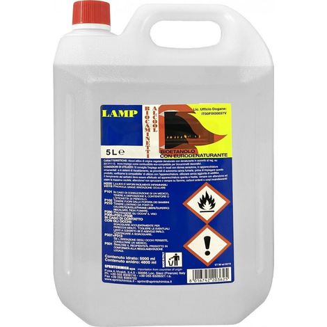 Bioetanolo Lt 5 Liquido Combustibile Per Camini Caminetti Stufa Biocamino (1/2)