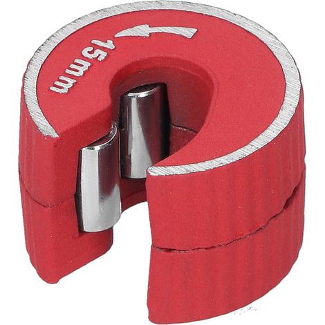 Coupe-tube rond mini 15mm pour cuivre et tuyaux, outil de coupe en alliage de zinc (1/5)