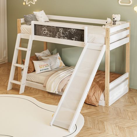 letto a castello scivolo e scala salvaspazio OKMYHOME