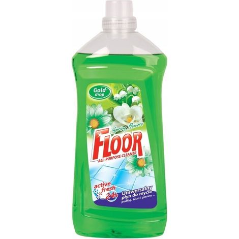 Spray universal para suelos de 1,5 L con flores de primavera.
