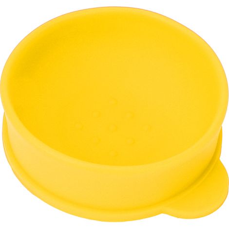 Pot à cire de rechange pour chauffe-cire, accessoire d'épilation en silicone, jaune (1/5)