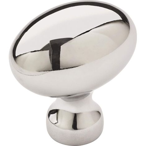Boutons d'armoire Chrome poli 35 mm de longueur Vaile Lot de 10 Bouton de tiroir Quincaillerie d'armoire (1/5)