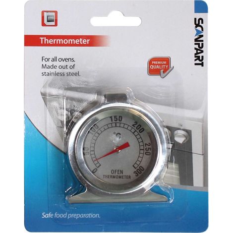 Scanpart 1100000006 Backofenthermometer Edelstahl bis 300°C