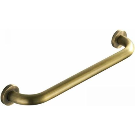 Retro Barre d’appui Sécurité en Cuivre de Salle de Bain Baignoire Douche WC Support Mural Serviette 30cm (1/5)