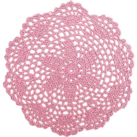 Sets de table au crochet, napperons en dentelle de coton faits main, centres de table pour la table à manger (1/5)