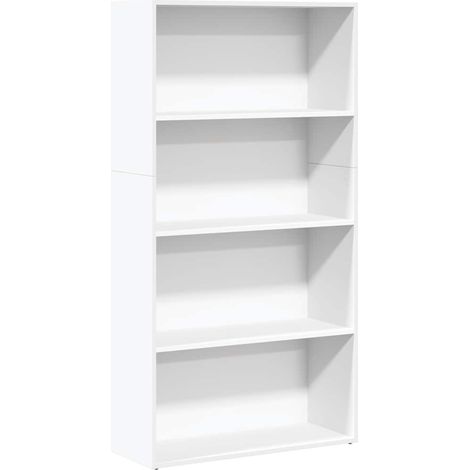 Maison Exclusive - Bücherregal Weiß 80x30x152 cm Holzwerkstoff