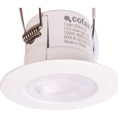 Downlight estanco 6 W IP65 con 3 CCT Ø80 x 50 mm (1/5)