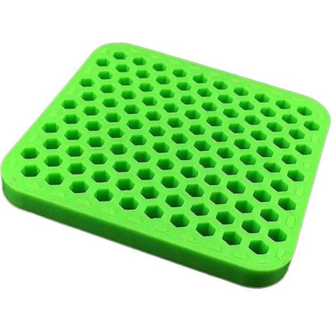 Planche de rangement filetée verte M8 pour réparation de bosses de voiture, plateau de rangement en silicone résistant à l'usure, support d'accès rapide pour embouts PDR et outils automobiles (1/5)