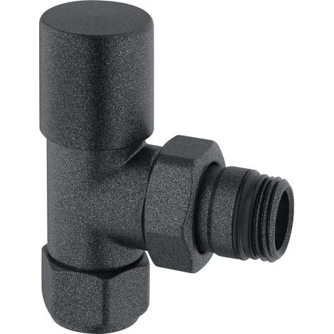 Válvula de ángulo con opción termostática Negro Antracita ARTECLIMA 30812NA 1/2" (1/2)